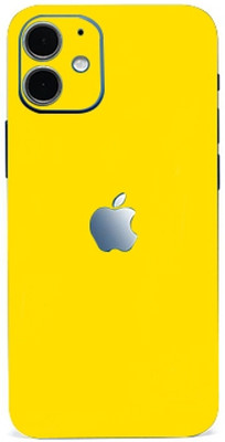 AsSkin Apple iPhone 12 Mini Mobile Skin(Bright Yellow Matte Matte Skin With High Matte Finish)