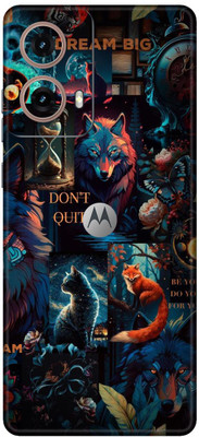 wrap craft MOTOROLA G85 5G Premium Vinyl Mobile Skin(Multicolor)