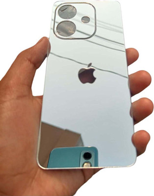 TWUAOP OPPO A3X 5G MOBILE SKIN ACRYLIC SHEET MIRROR BACK PANNEL APPLE Mobile Skin(Silver)