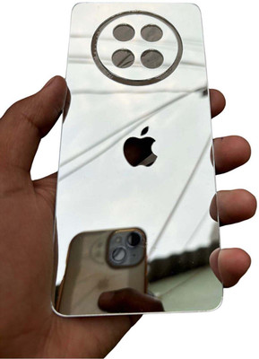 TWUAOP REALME NARZO N65 5G MOBILE SKIN, MIRROR BACK PANNEL ACRYLIC SHEET Mobile Skin(Silver)