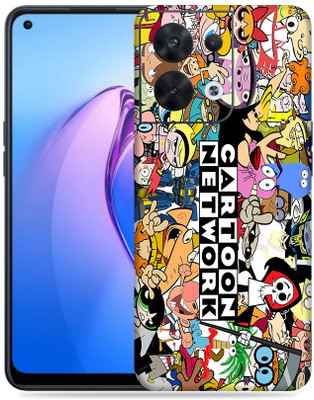 SkinoMania Oppo Reno 8 5G Mobile Skin(Multicolor Cartoon Network)