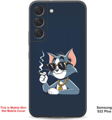 VYBE The Smart Choice Samsung S22 Plus Tom Embossed Mobile Skin(Dark Blue Grey 7)