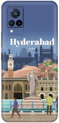 wrap craft VIVO V21 5G Premium Vinyl Mobile Skin(Multicolor)