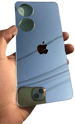 TWUAOP VIVO T2 5G, MIRROR BACK PANNEL ACRYLIC SHEET Mobile Skin(Silver)