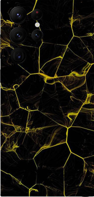 AsSkin Samsung Galaxy s22 Ultra 5g, samsung s22 ultra 5g, Samsung Galaxy Mobile Skin(Ultra Super Black Abstract Skin With High Matte Finish.)