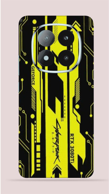 OggyBaba OggyBaba Redmi Note 14 pro 5g Mobile Skin(Cyberpunk-Yellow-Black)