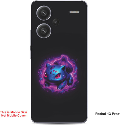 VYBE The Smart Choice Redmi 13 Pro Plus Bulbasaur Pokemon Embossed Mobile Skin(Warm Purple A1)