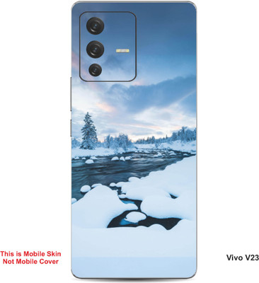 VYBE The Smart Choice Vivo V23 Naturel Mobile Skin(Celestial Blue 3)