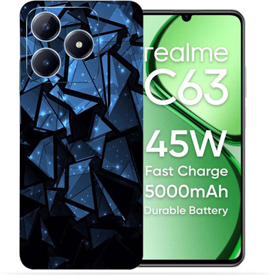 OggyBaba Realme C63 5g Mobile Skin(Blue Poly)