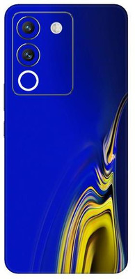 Vcare GadGets Gold Blue Vivo Y200 5G Mobile Skin(Multicolor)