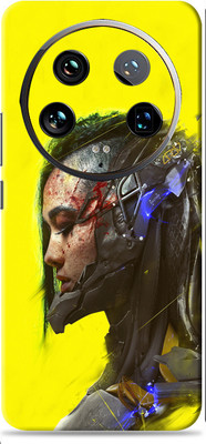 SkinoMania Xiaomi 14 Ultra Premium Vinyl Mobile Skin (Multicolor) Mobile Skin(Cyberpunk Girl)