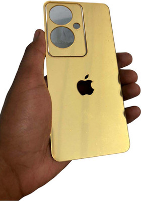 TWUAOP OPPO F25 PRO 5G, MIRROR BACK PANNEL ACRYLIC SHEET Mobile Skin(Gold)