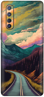 wrap craft OPPO RENO 3 PRO Premium Vinyl BACK Mobile Skin(Multicolor)