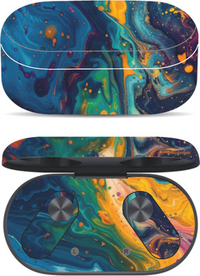 VYBE The Smart Choice OnePlus Nord Buds 2R Abstract Mobile Skin(Multi Colour 66)