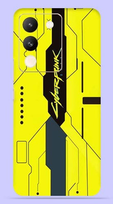 Mclaxa Vivo Y200 5G Yellow Cyberpunk 3 Mobile Skin(Yellow Cyberpunk 3 Skin With Back,Front & Sides Skin)