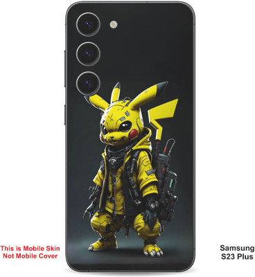 VYBE The Smart Choice Samsung S23 Plus Pikachu Embossed Mobile Skin(Bird Yellow 11)