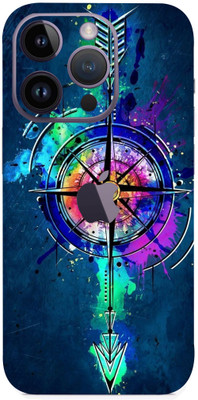 mtool Apple iphone 14 Pro Max Mobile Skin(Ultra Super Color Compass With High Matte Finish .Skin..)