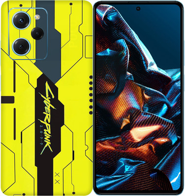 SkinoMania POCO X5 Pro 5G Mobile Skin(Dark Yellow-Cyberpunk)