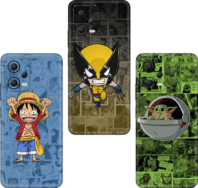 wrap craft POCO F4 GT 5G COMBO(PACK OF 3)Camera&Back Protector Premium Vinyl Mobile Skin(Multicolor)