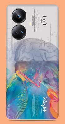 SkinoMania Realme 10 pro + 5g Mobile Skin(Multicolor Brain-art)