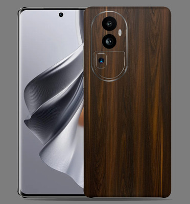 WeCre8 Skin's Oppo Reno 10 pro Plus 5g Mobile Skin(Mahogany-Wood Mobile Skin)