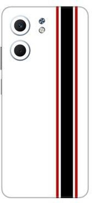 Vcare GadGets A5x (5G) Mobile Skin(Black & Red)