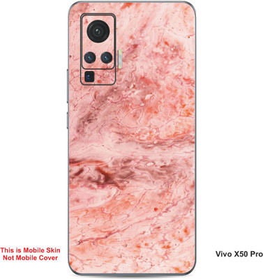VYBE The Smart Choice Vivo X50 Pro Art Embossed Mobile Skin(Beauty Bush 9)