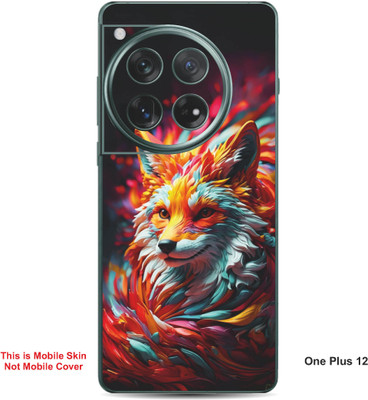 VYBE The Smart Choice One Plus 12 Wolf Embossed Mobile Skin(Bee Yellow 34)