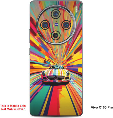 VYBE The Smart Choice Vivo X100 Pro Art Embossed Mobile Skin(Golden Dream 19)