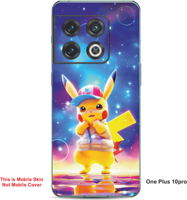 VYBE The Smart Choice One Plus 10 Pro Pikachu Embossed Mobile Skin(Butterfly Blue 23)