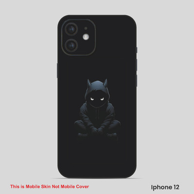 VYBE The Smart Choice iPhone 12 Horror Mobile Skin(Carbon Grey, Black 11)