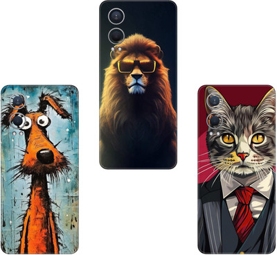 SKINFACTORY HUAWEI NOVA 9 SE(PACK OF 3)Camera&Back Protector Premium Vinyl Mobile Skin(Multicolor)