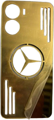 Mokteck VIVO T2X 5G Gold Mirror Finish Back Panel Mobile Skin(Gold)