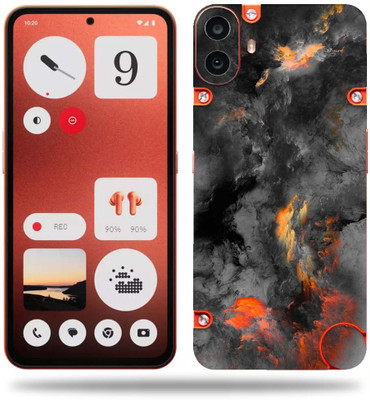 WeCre8 Skin's WeCre8 Skin's Nothing_CMF_Phone_1 Mobile Skin(Black clouds)