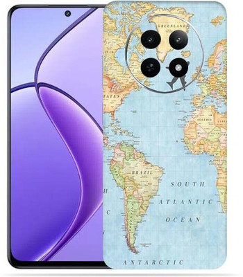 OggyBaba OggyBaba Realme 12X 5g Mobile Skin(Word Map)