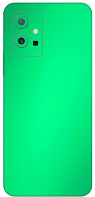 Vcare GadGets Metallic Light Green Shining vivo Y75 5G Mobile Skin(Metallic Light Green Shining)