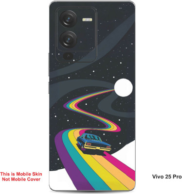 VYBE The Smart Choice Vivo 25 Pro Art Embossed Mobile Skin(Halloween 1)