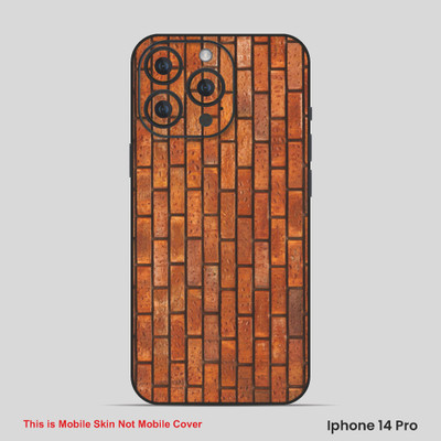 VYBE The Smart Choice iPhone 14 Pro Pattern Mobile Skin(Brown Rust 9)