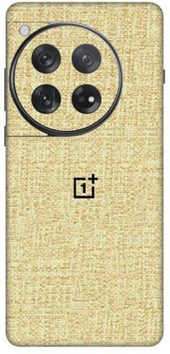 Vcare GadGets Light Hemp Wooden OnePlus 12 5G With Logo Mobile Skin(Light Hemp Wooden)