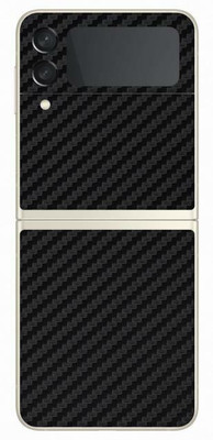 Vcare GadGets Samsung Galaxy Z Flip3 5G Mobile Skin(Black)