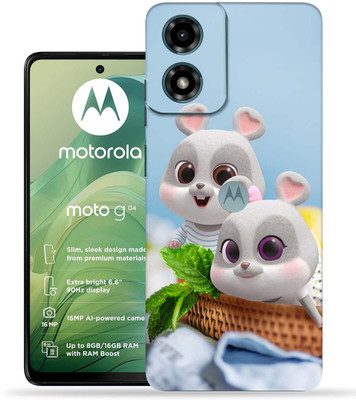 OggyBaba Moto G04 Mobile Skin(Cute Rabbit)