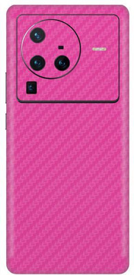 Vcare GadGets X80 Pro 5G Mobile Skin(Fiber Carbon Pink)