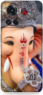 SkinoMania Oneplus 10R-5G Mobile Skin(Multicolor Ganpati Ji)