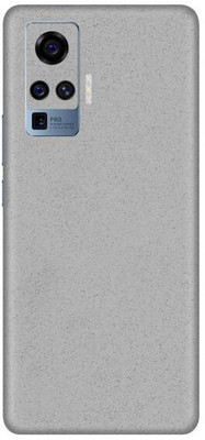 Vcare GadGets Vivo X50 Pro Mobile Skin(Glitter Silver)