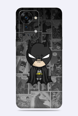 WeCre8 Skin's Oneplus Nord 2T 5G Mobile Skin(Comic Batman Multicolor Mobile Skin With Cleaning Wipe)
