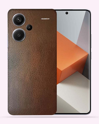 Satisfactory Redmi Note 13 Pro Plus 5G, Brown Leather, OggyBaba Mobile Skin(Multicolor)