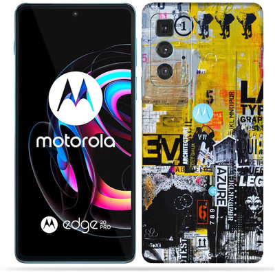 OggyBaba OggyBaba Moto Edge 20 pro Mobile Skin(Abstract Azure)