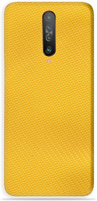 TJ CREATION POCO X2, poco x2 Mobile Skin(Ultra Super Bumblebee Yellow Carbon Fiber Skin With High Mattte Finish.)