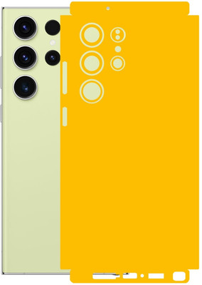 Flipkart SmartBuy competable for samsung s23 ultra 5g skin premium vinyl yellow_a66 Mobile Skin(Yellow)