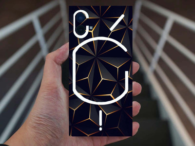 BugguSkin Nothing Phone (1) Mobile Skin(Ulltra Super Thunderstm Black Abstract Skin With High Matte Finish., Mobile Skin (Back+Side+Camera))